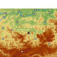 Nearby Forecast Locations - Xingwen - Map