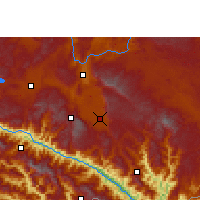 Nearby Forecast Locations - Mengzi - Map