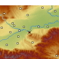 Nearby Forecast Locations - Lintong - Map
