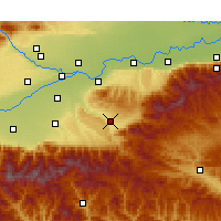 Nearby Forecast Locations - Lantian - Map