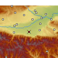 Nearby Forecast Locations - Huyi - Map