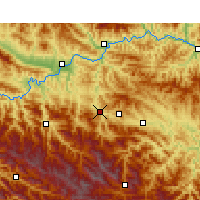 Nearby Forecast Locations - Pingli - Map