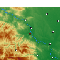Nearby Forecast Locations - Gucheng - Map