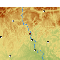 Nearby Forecast Locations - Cangxi - Map