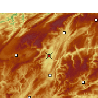 Nearby Forecast Locations - Enshi - Map