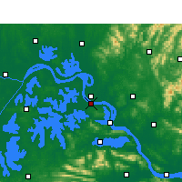 Nearby Forecast Locations - Ezhou - Map