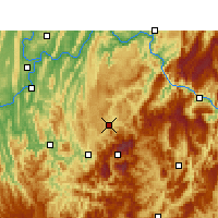 Nearby Forecast Locations - Nanchuan - Map