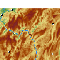 Nearby Forecast Locations - Pengshui - Map