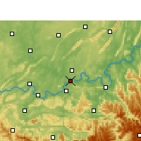 Nearby Forecast Locations - Luzhou - Map