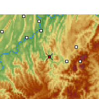 Nearby Forecast Locations - Qijiang - Map