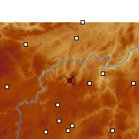 Nearby Forecast Locations - Xifeng/GZH - Map
