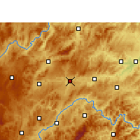 Nearby Forecast Locations - Shibing - Map