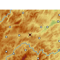 Nearby Forecast Locations - Zhenyuan/GZH - Map