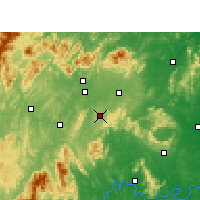 Nearby Forecast Locations - Dongkou - Map