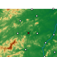 Nearby Forecast Locations - Fenyi - Map