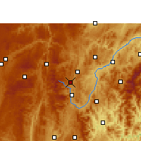 Nearby Forecast Locations - Fuquan - Map
