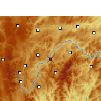 Nearby Forecast Locations - Kaili - Map