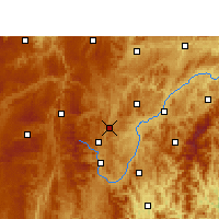 Nearby Forecast Locations - Majiang - Map