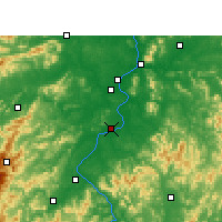 Nearby Forecast Locations - Taihe - Map