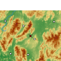 Nearby Forecast Locations - Jiangyong - Map