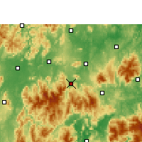 Nearby Forecast Locations - Lanshan - Map
