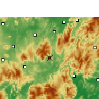 Nearby Forecast Locations - Yizhang - Map