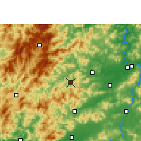 Nearby Forecast Locations - Chongyi - Map