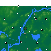 Nearby Forecast Locations - Ma'anshan - Map