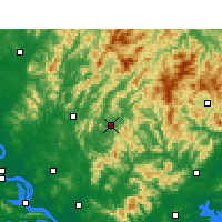 Nearby Forecast Locations - Yingshan/HUB - Map
