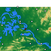 Nearby Forecast Locations - Huangshi - Map
