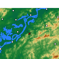 Nearby Forecast Locations - Dongzhi - Map