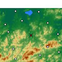 Nearby Forecast Locations - Ningguo - Map