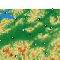 Nearby Forecast Locations - Jinhua - Map