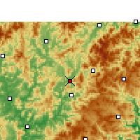 Nearby Forecast Locations - Songxi - Map
