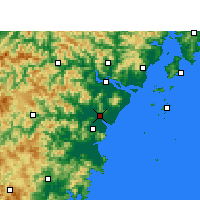 Nearby Forecast Locations - Rui'an - Map