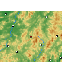 Nearby Forecast Locations - Anyuan - Map