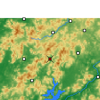 Nearby Forecast Locations - Lianping - Map
