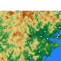 Nearby Forecast Locations - Nanjing/FUJ - Map
