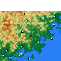 Nearby Forecast Locations - Nan'an - Map