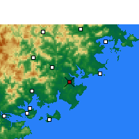 Nearby Forecast Locations - Jinjiang - Map