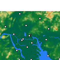 Nearby Forecast Locations - Tianhe - Map