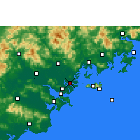 Nearby Forecast Locations - Denghai - Map