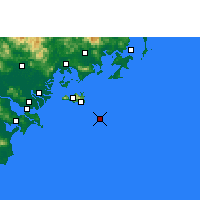 Nearby Forecast Locations - Nanpengdao - Map