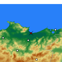 Nearby Forecast Locations - Annaba - Map