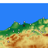 Nearby Forecast Locations - Algiers - Map