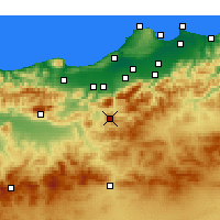 Nearby Forecast Locations - Médéa - Map