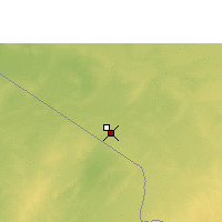 Nearby Forecast Locations - Bordj Badji Mokhtar - Map