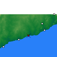Nearby Forecast Locations - Saltpond - Map