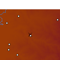 Nearby Forecast Locations - Kroonstad - Map