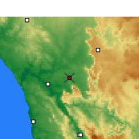Nearby Forecast Locations - Vanrhynsdorp - Map
